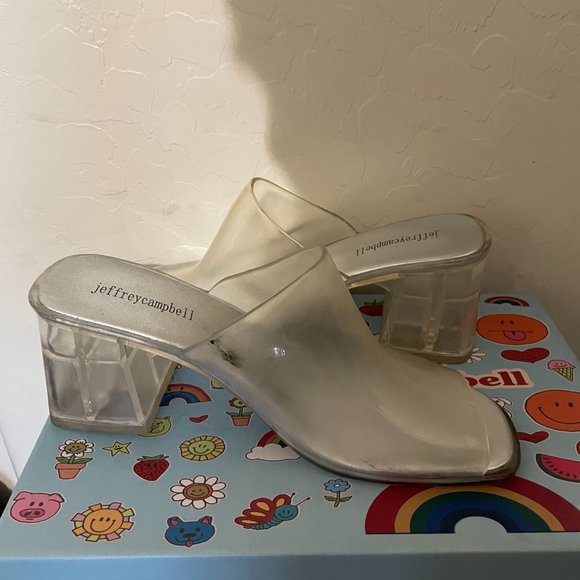 Jeffrey Campbell Petra Mule - Clear - Picture 5 of 7